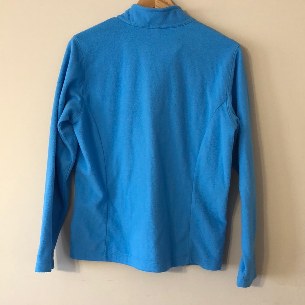 Lands End Fleece Long Sleeve Quarter Zip Pullover - Picture 3 of 4